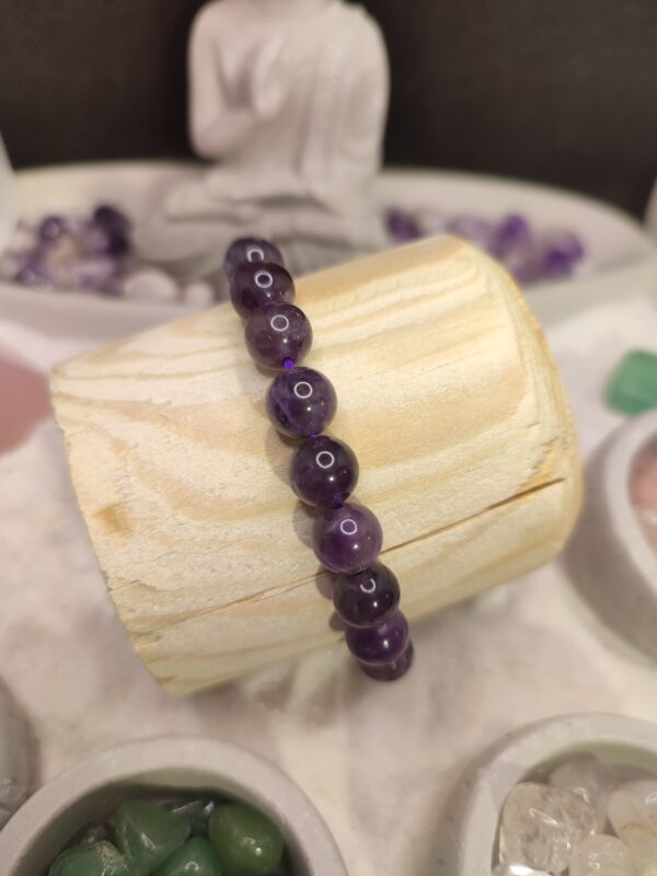 Bracelet Perles Améthyste Brésil – Image 4