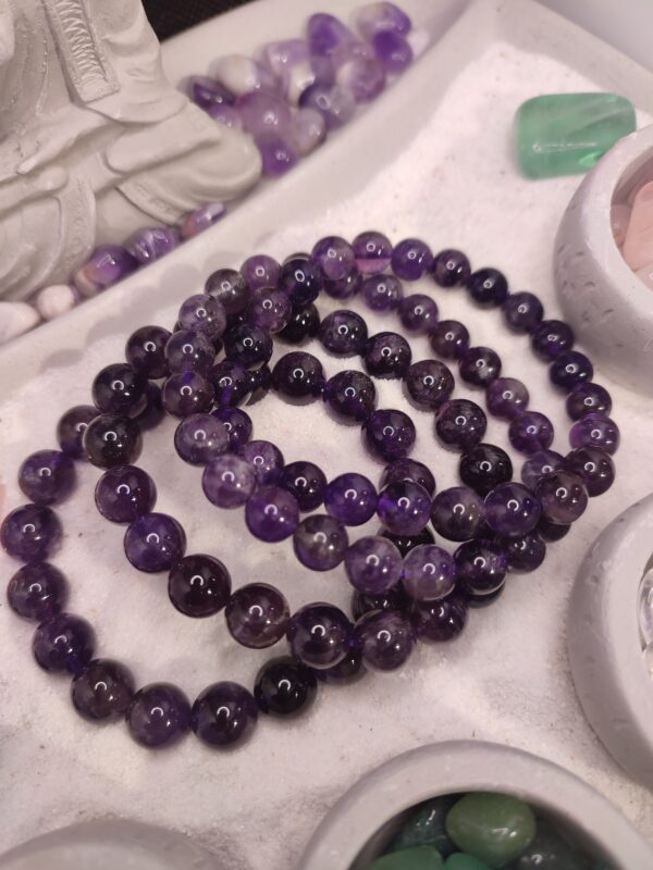 Bracelet Perles Améthyste Brésil
