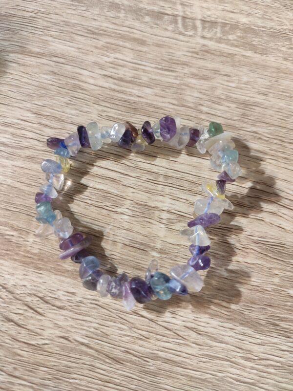 Bracelet Perles Fluorine multicolore – Image 3